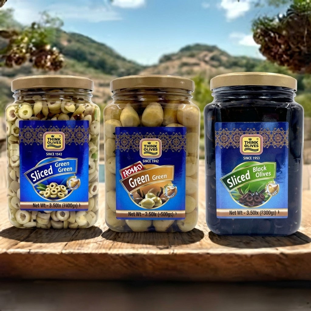 Three Rivers - Jumbo Green Olives, 1500g