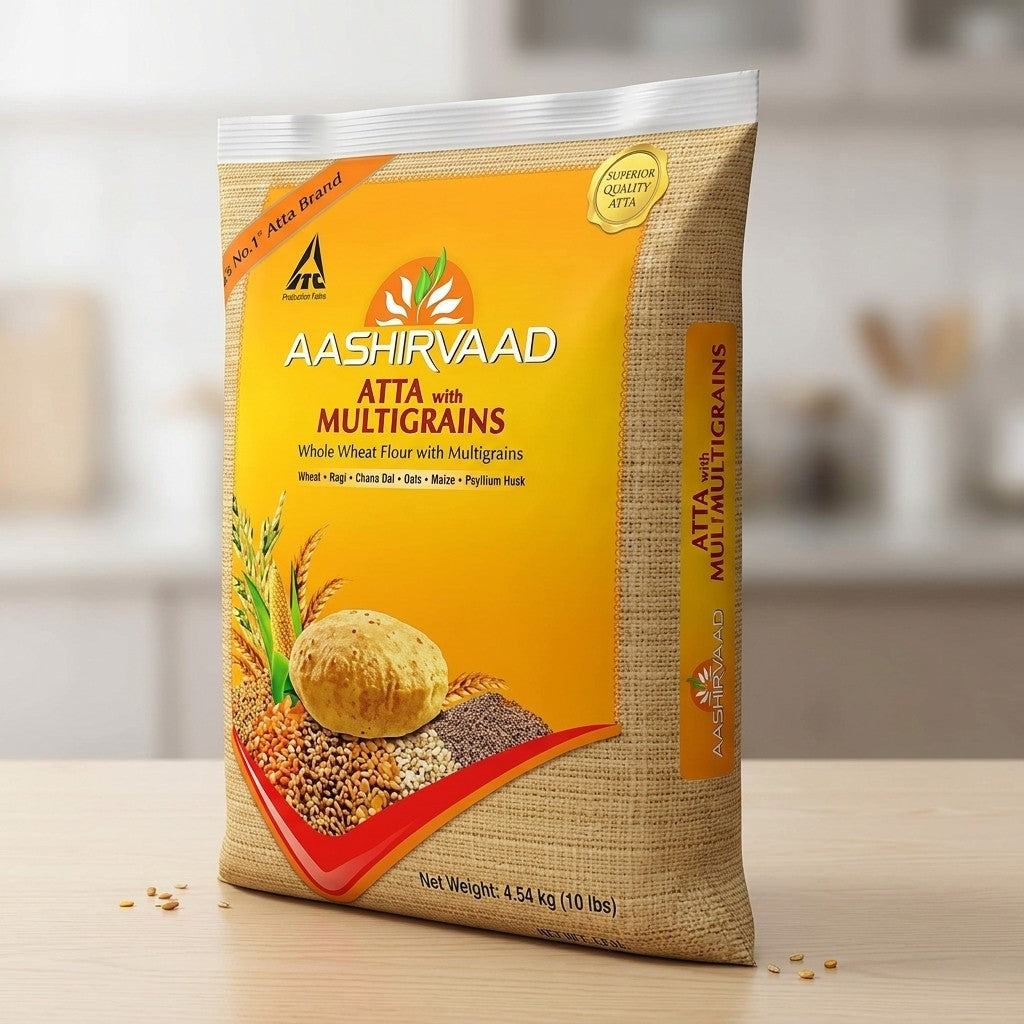 Ashirwad WW Multigrain Atta 10lbs